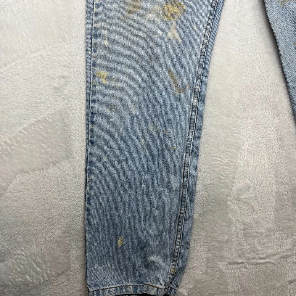 Levi's 505 Straight Leg Jeans Men's Blue Denim Cotton Pockets Zip‎ Fly - 32X29.5